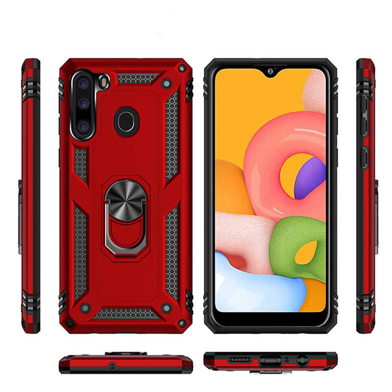 Samsung Galaxy A21 Uyumlu Kılıf Zore Vega Kapak - 2