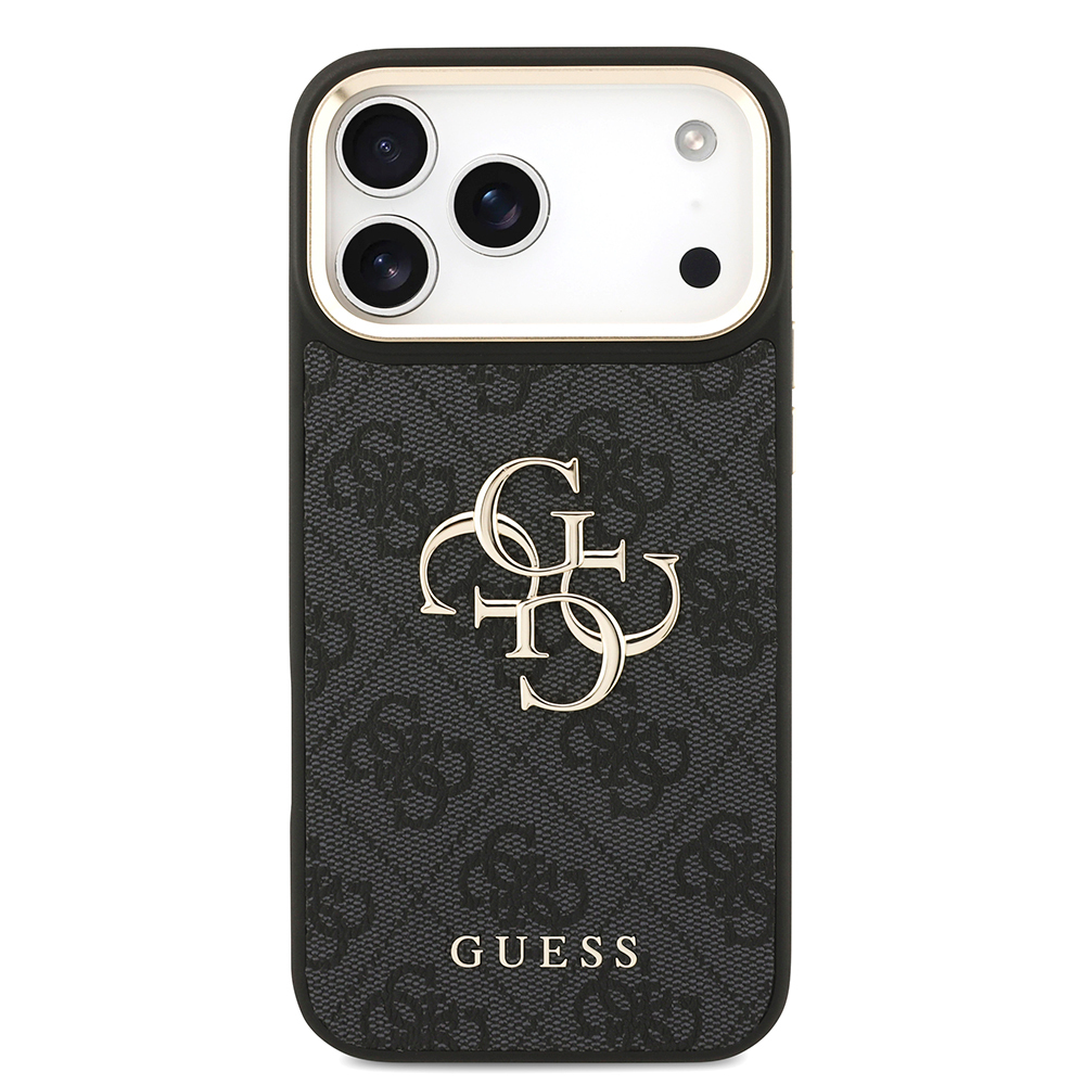 Apple iPhone 18 Pro Max Kılıf Guess Orjinal Lisanslı 4G Büyük Metal Logolu Kalın Askılı Kapak - 2