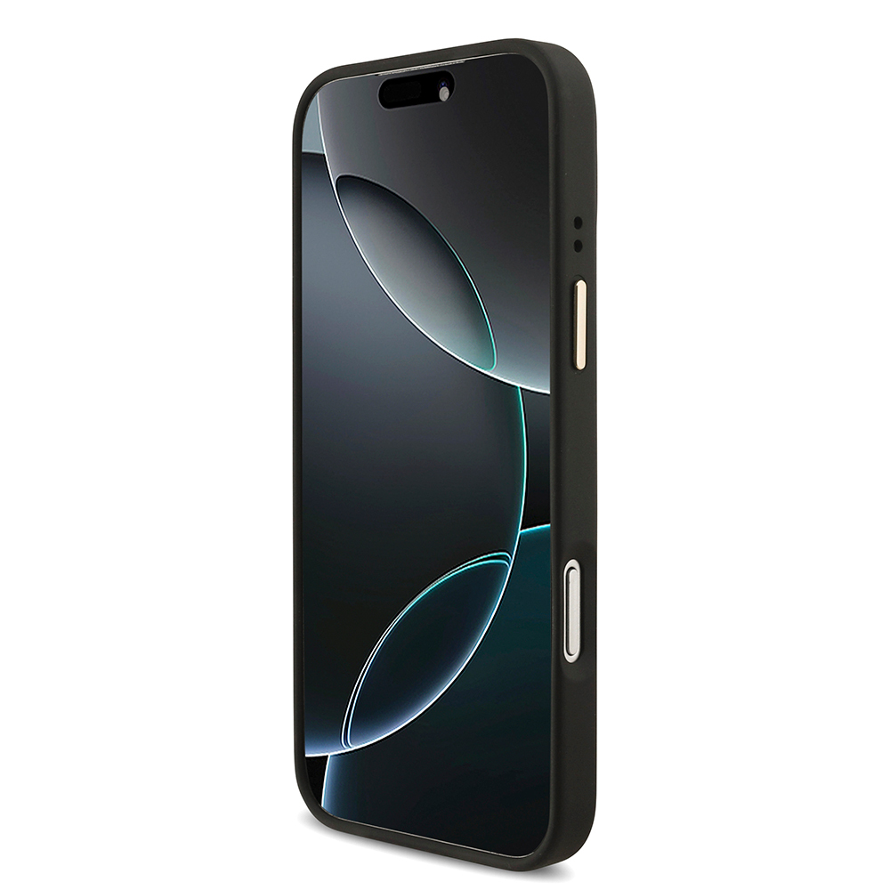 Apple iPhone 18 Pro Max Kılıf Guess Orjinal Lisanslı 4G Büyük Metal Logolu Kalın Askılı Kapak - 4