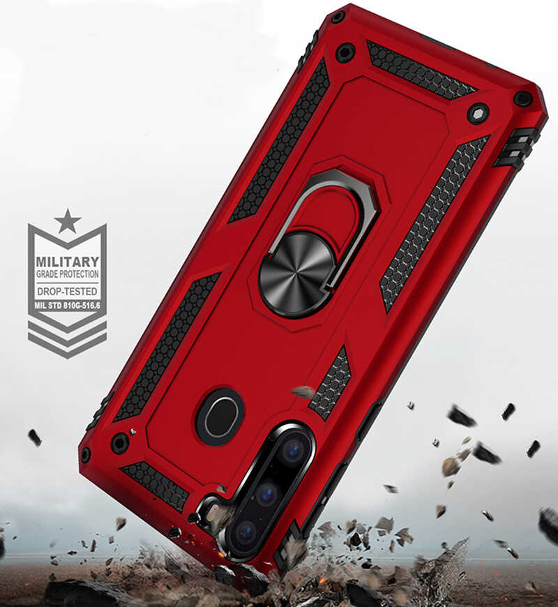 Samsung Galaxy A21 Uyumlu Kılıf Zore Vega Kapak - 4