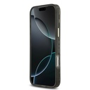 Apple iPhone 18 Pro Max Kılıf Guess Orjinal Lisanslı M-safe Şarj Özellikli Üçgen Logolu Simli Leopar Desenli Kapak - 4