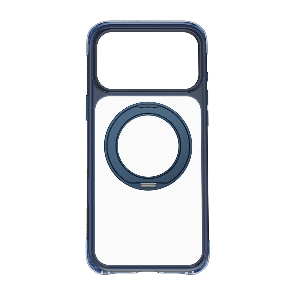 Apple iPhone 17 Pro Uyumlu Kılıf Wiwu AG-203 AeroGuard Ultra Serisi M-safe Şarj Özellikli Airbag Tasarımlı Standlı Kapak - 2