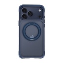 Apple iPhone 17 Pro Uyumlu Kılıf Wiwu AG-203 AeroGuard Ultra Serisi M-safe Şarj Özellikli Airbag Tasarımlı Standlı Kapak - 3