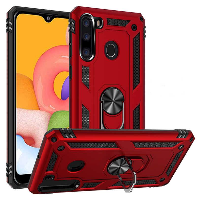 Samsung Galaxy A21 Uyumlu Kılıf Zore Vega Kapak - 1