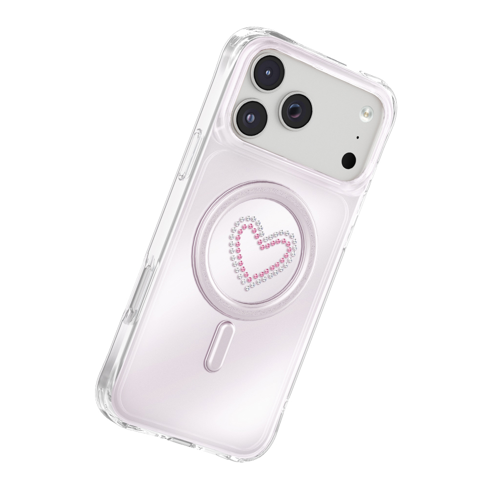 Apple iPhone 18 Pro Kılıf M-Safe Şarj Özellikli Zore Paris Mova Sert PC Kapak - 2