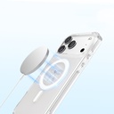 Apple iPhone 18 Pro Kılıf M-Safe Şarj Özellikli Zore Paris Mova Sert PC Kapak - 1