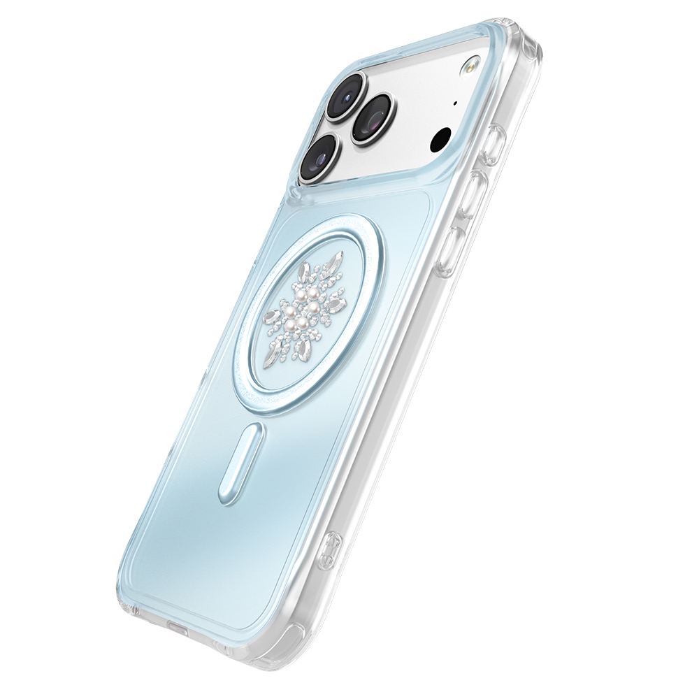 Apple iPhone 18 Pro Kılıf M-Safe Şarj Özellikli Zore Paris Mova Sert PC Kapak - 1