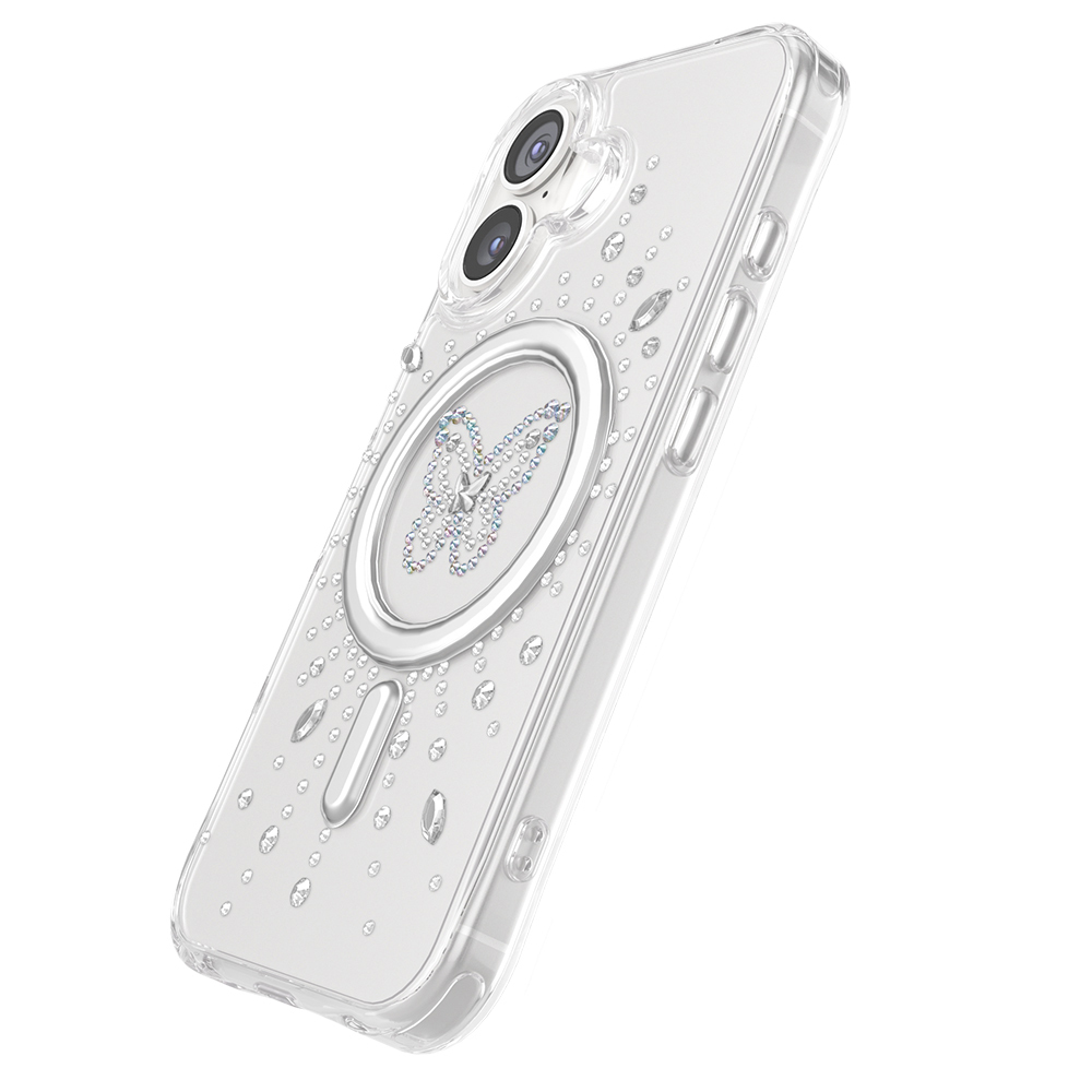 Apple iPhone 17 Uyumlu Kılıf M-Safe Şarj Özellikli Zore Paris Mova Sert PC Kapak - 1
