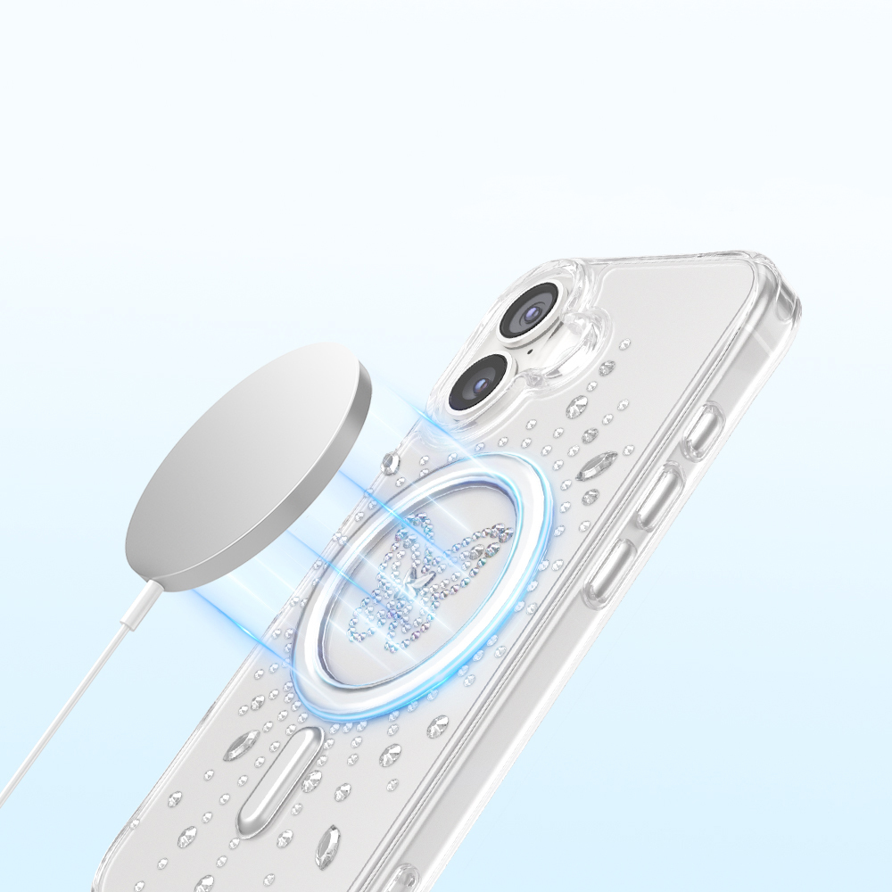 Apple iPhone 17 Uyumlu Kılıf M-Safe Şarj Özellikli Zore Paris Mova Sert PC Kapak - 4