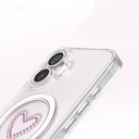 Apple iPhone 17 Uyumlu Kılıf M-Safe Şarj Özellikli Zore Paris Mova Sert PC Kapak - 3