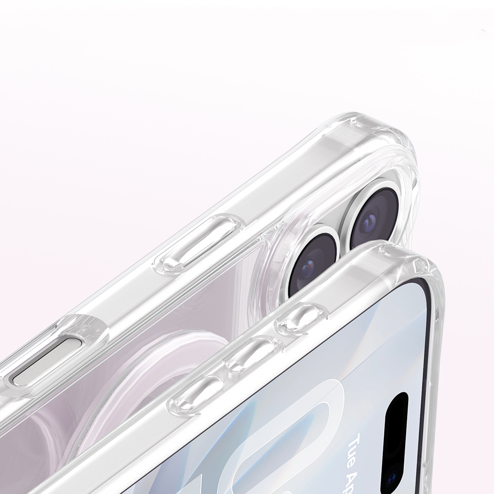 Apple iPhone 17 Uyumlu Kılıf M-Safe Şarj Özellikli Zore Paris Mova Sert PC Kapak - 7