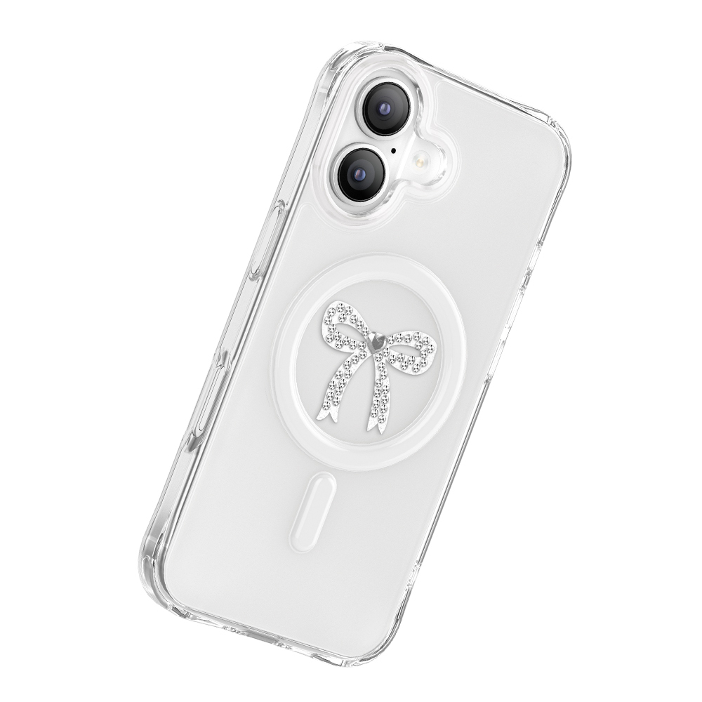 Apple iPhone 17 Uyumlu Kılıf M-Safe Şarj Özellikli Zore Paris Mova Sert PC Kapak - 2