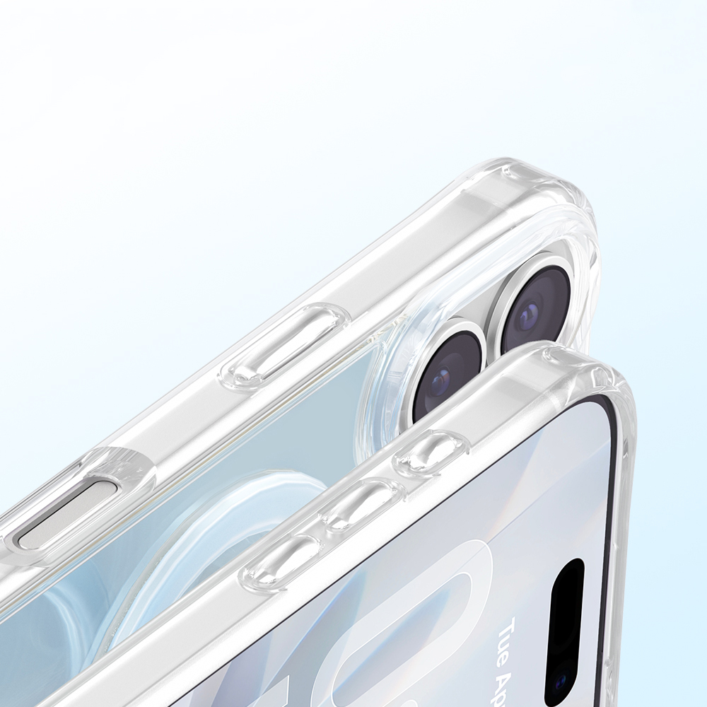 Apple iPhone 17 Uyumlu Kılıf M-Safe Şarj Özellikli Zore Paris Mova Sert PC Kapak - 7