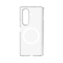 Samsung Galaxy Z Fold 7 Uyumlu Kılıf M-safe Şarj Özellikli Transparan Sert PC Wlons Pita Kapak - 1
