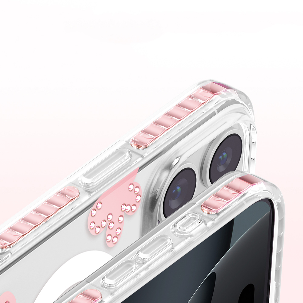 Apple iPhone 16 Pro Max Uyumlu Kılıf M-Safe Şarj Özellikli Zore Paris Elvo Sert PC Kapak - 8