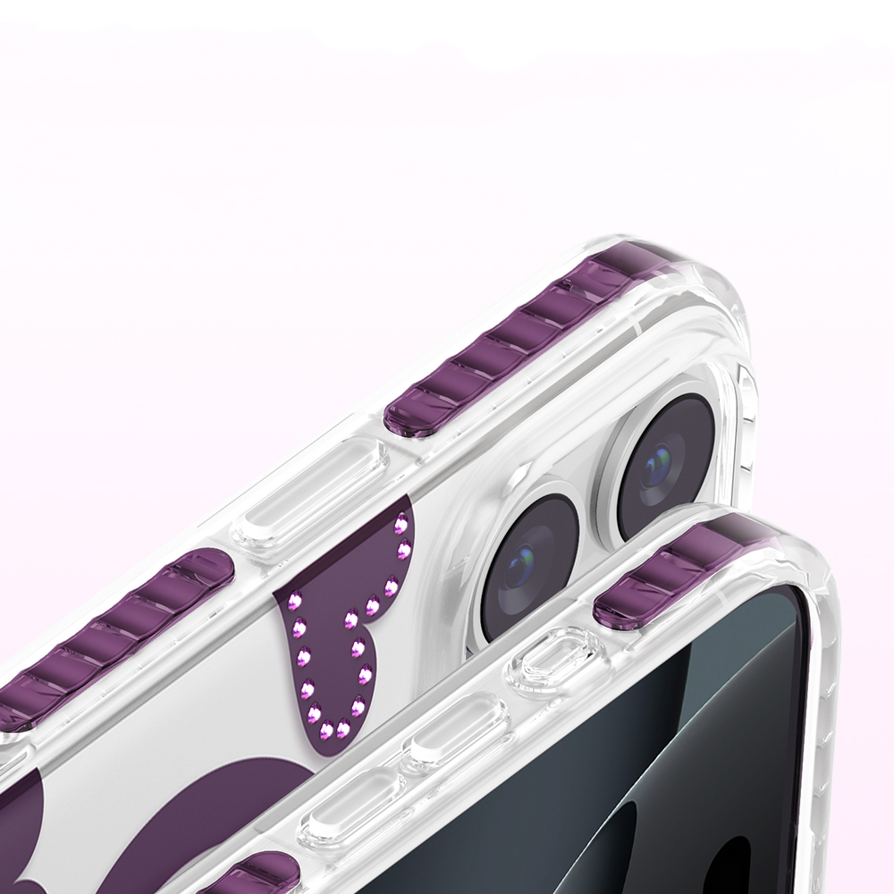 Apple iPhone 16 Pro Max Uyumlu Kılıf M-Safe Şarj Özellikli Zore Paris Elvo Sert PC Kapak - 8