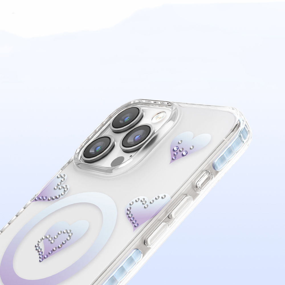 Apple iPhone 16 Pro Max Uyumlu Kılıf M-Safe Şarj Özellikli Zore Paris Elvo Sert PC Kapak - 3
