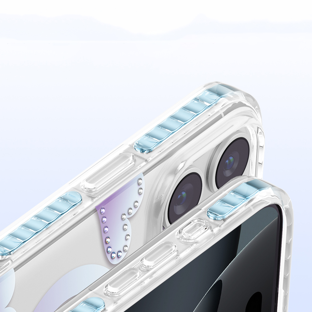 Apple iPhone 16 Pro Max Uyumlu Kılıf M-Safe Şarj Özellikli Zore Paris Elvo Sert PC Kapak - 8