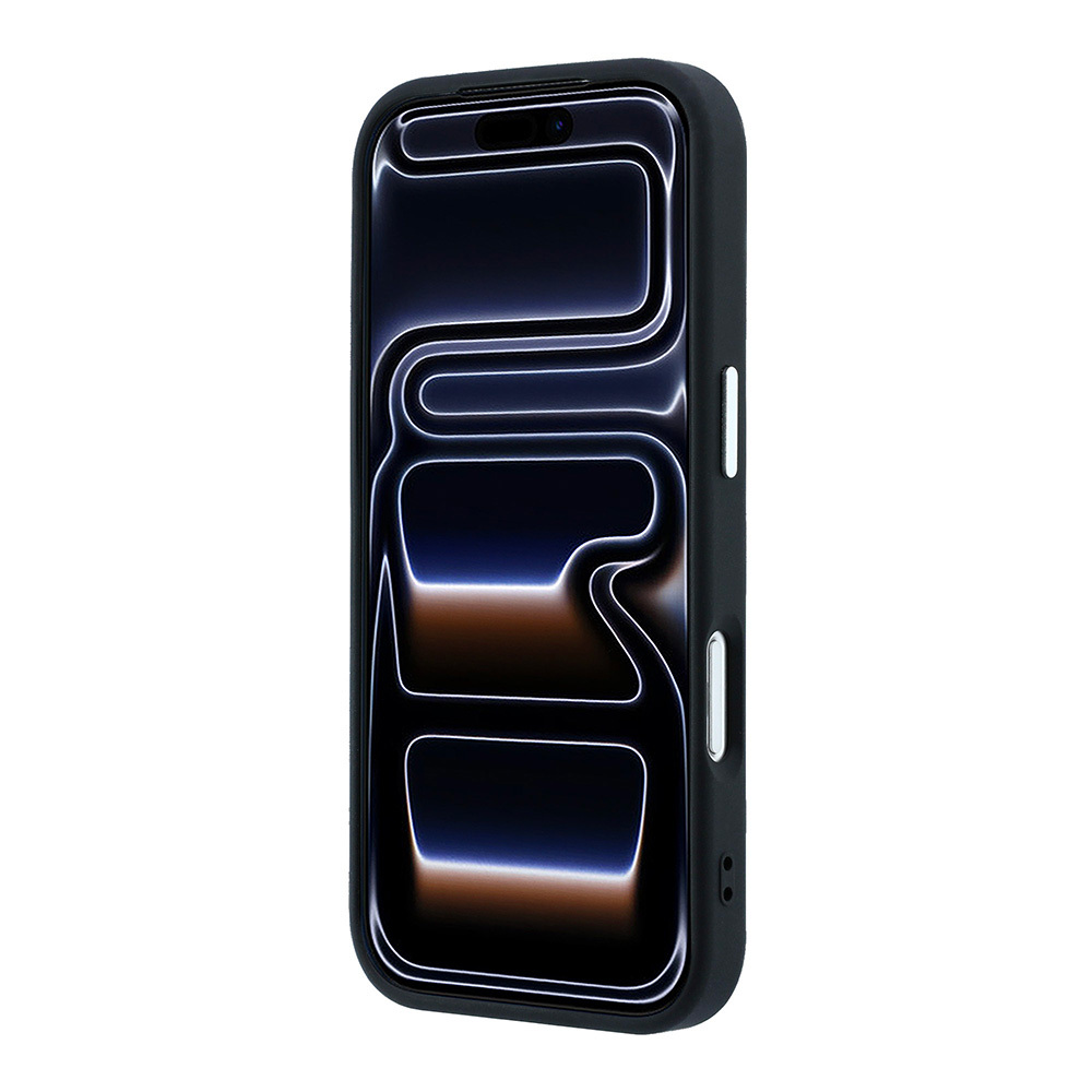 Apple iPhone 18 Pro Max Kılıf Guess Orjinal Lisanslı M-safe Şarj Özellikli Grained Triangle Kapak - 4
