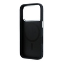 Apple iPhone 18 Pro Max Kılıf Guess Orjinal Lisanslı M-safe Şarj Özellikli Grained Triangle Kapak - 6