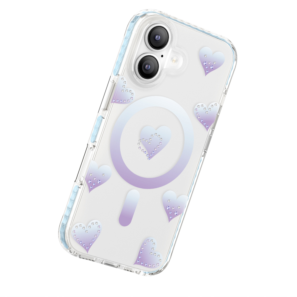 Apple iPhone 17 Uyumlu Kılıf M-Safe Şarj Özellikli Zore Paris Elvo Sert PC Kapak - 2
