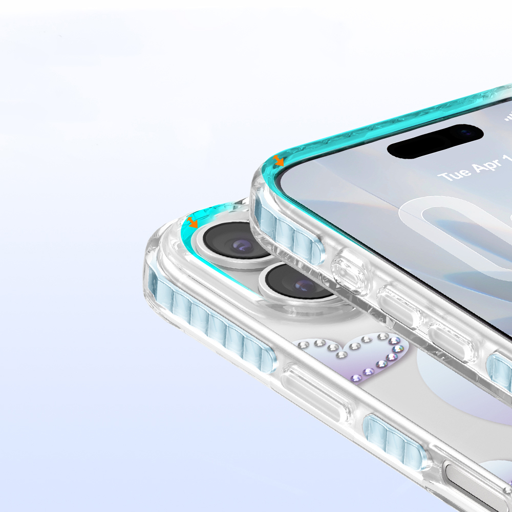 Apple iPhone 17 Uyumlu Kılıf M-Safe Şarj Özellikli Zore Paris Elvo Sert PC Kapak - 5