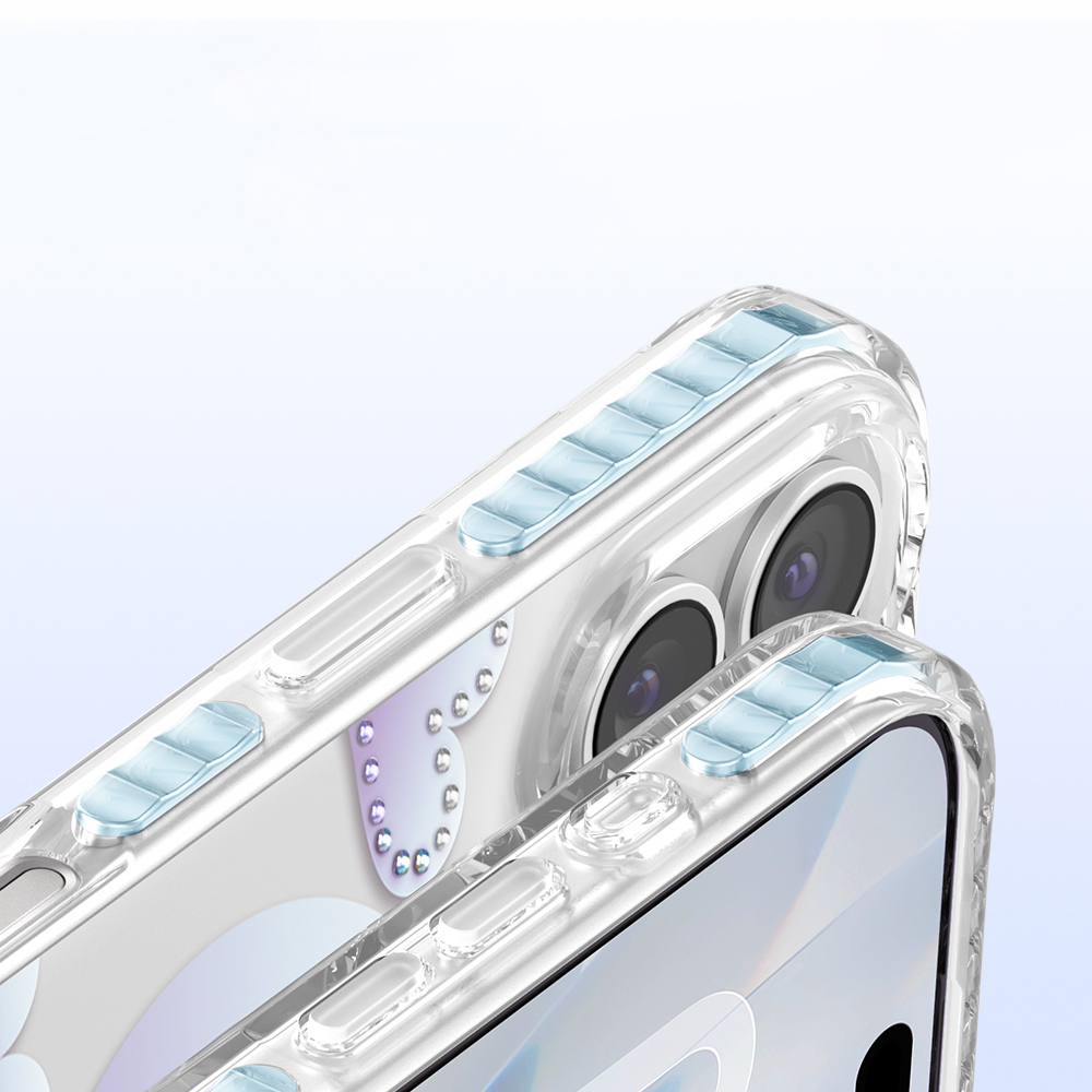 Apple iPhone 17 Uyumlu Kılıf M-Safe Şarj Özellikli Zore Paris Elvo Sert PC Kapak - 8