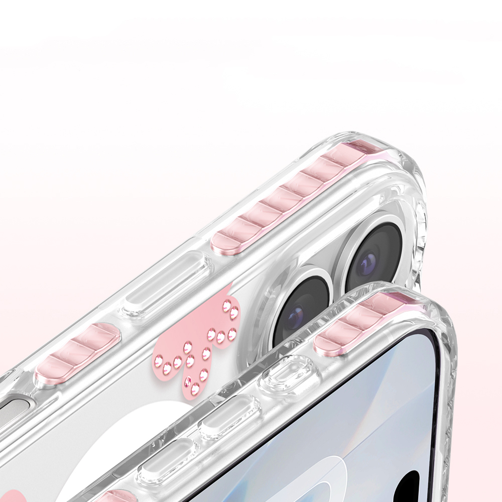 Apple iPhone 17 Uyumlu Kılıf M-Safe Şarj Özellikli Zore Paris Elvo Sert PC Kapak - 8