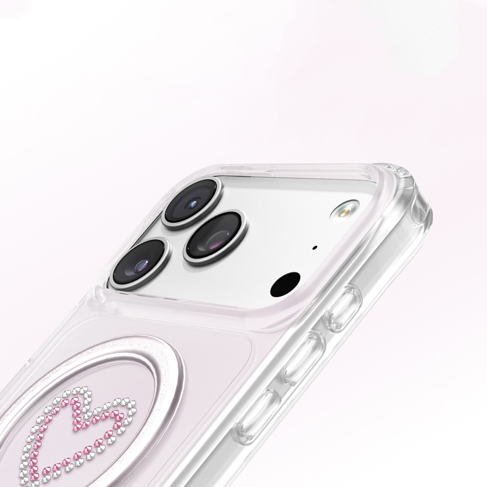 Apple iPhone 17 Pro Max Uyumlu Kılıf M-Safe Şarj Özellikli Zore Paris Mova Sert PC Kapak - 3