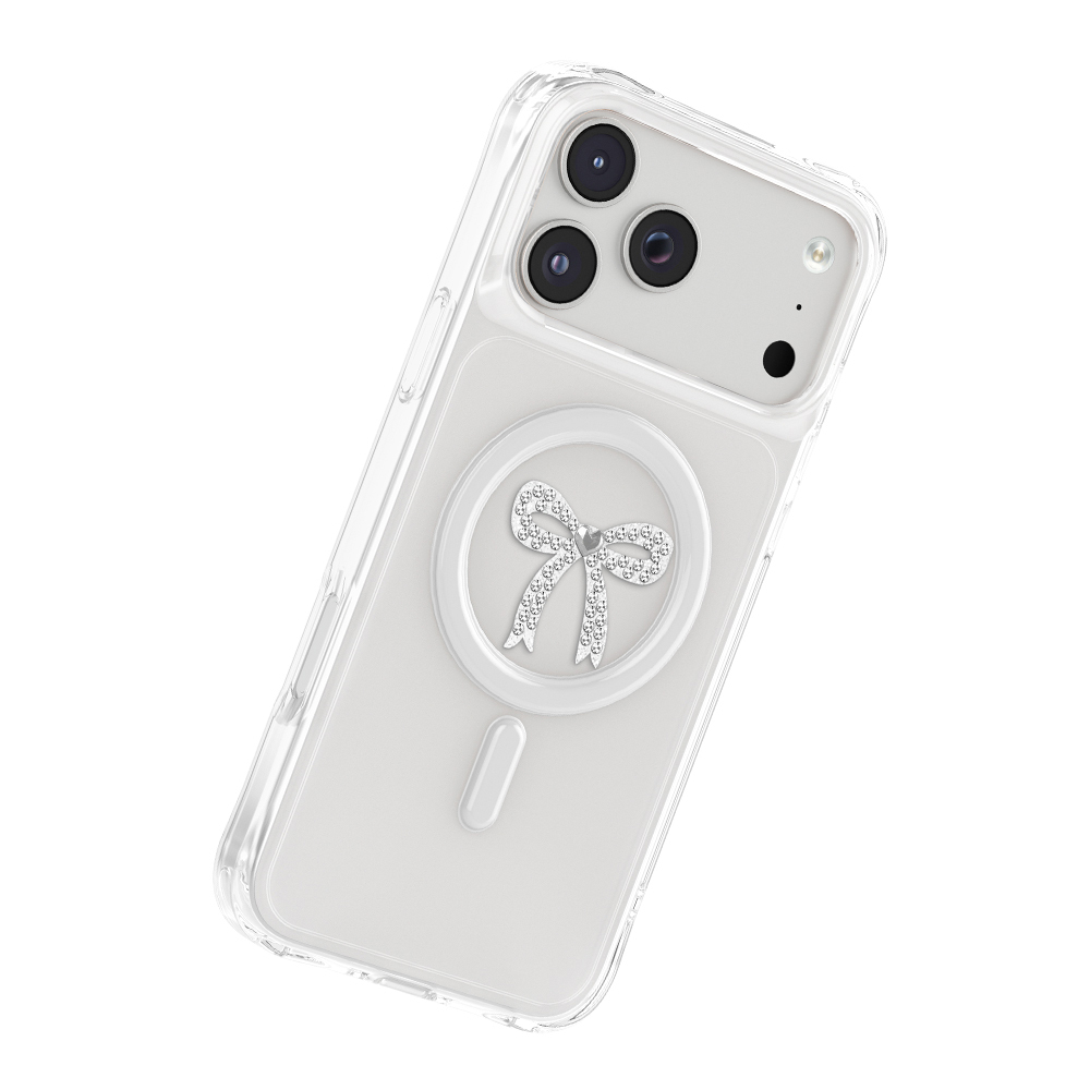 Apple iPhone 17 Pro Max Uyumlu Kılıf M-Safe Şarj Özellikli Zore Paris Mova Sert PC Kapak - 4