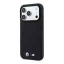 Apple iPhone 18 Pro Max Kılıf BMW Orjinal Lisanslı M-safe Şarj Özellikli Metal Logolu Karbon Fiber Kevlar Kapak - 1
