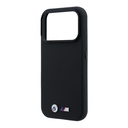 Apple iPhone 18 Pro Max Kılıf BMW Orjinal Lisanslı M-safe Şarj Özellikli Metal Logolu Karbon Fiber Kevlar Kapak - 5