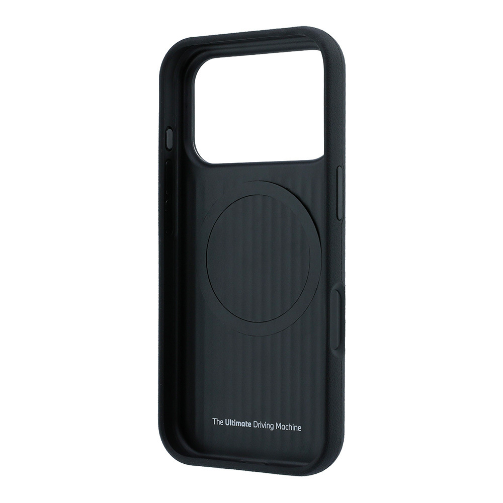 Apple iPhone 18 Pro Max Kılıf BMW Orjinal Lisanslı M-safe Şarj Özellikli Metal Logolu Karbon Fiber Kevlar Kapak - 6