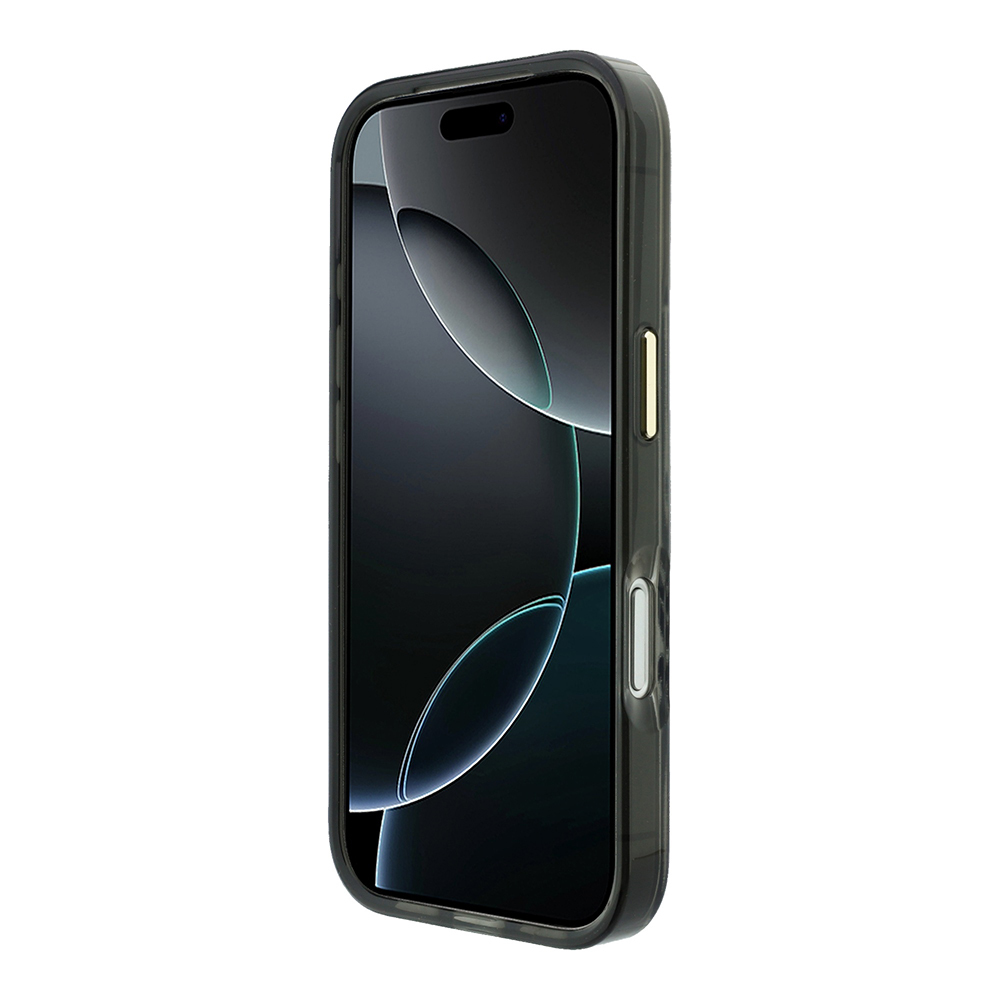 Apple iPhone 18 Pro Kılıf Guess Orjinal Lisanslı M-safe Şarj Özellikli Üçgen Logolu Zebra Desenli Silikon Kapak - 4