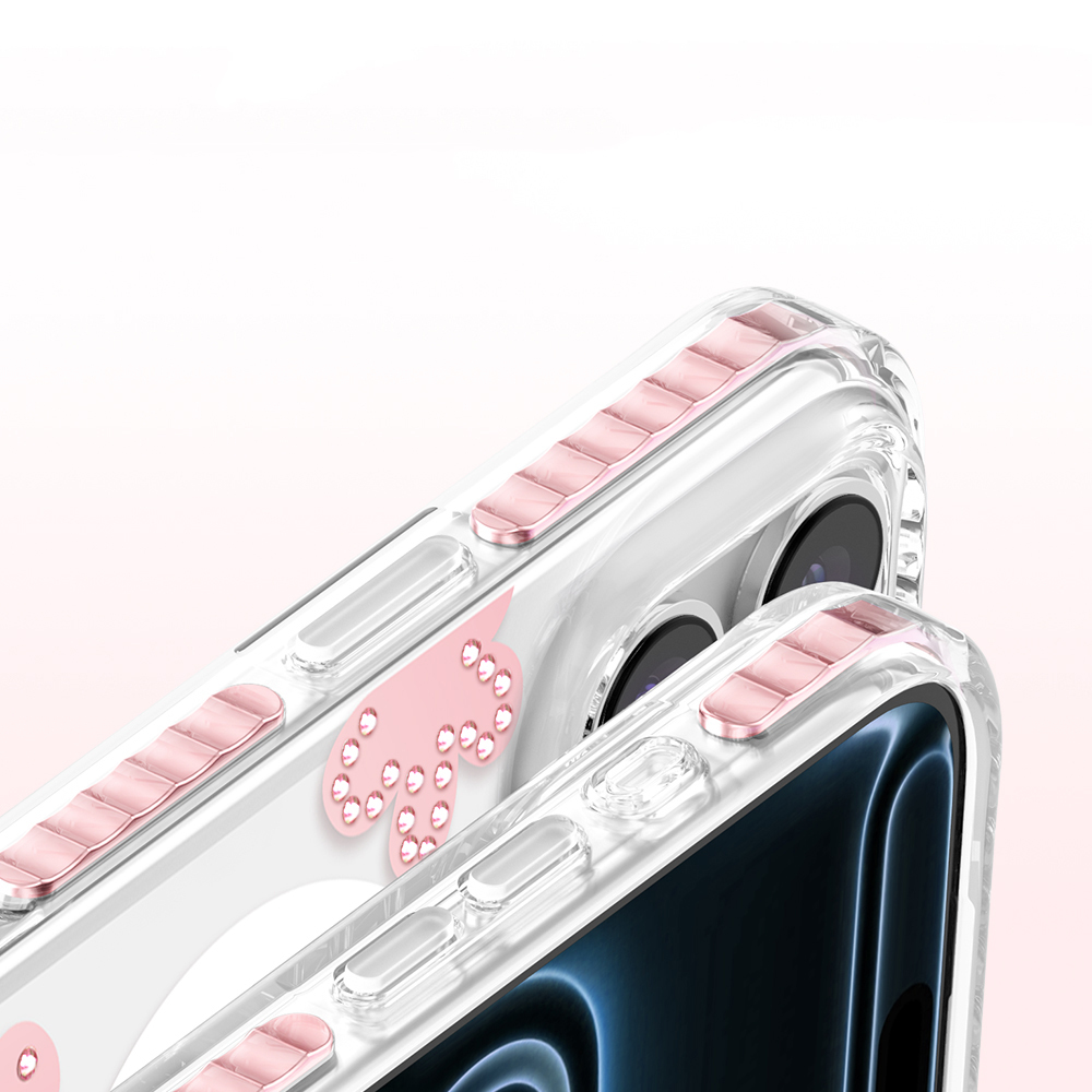 Apple iPhone 17 Pro Uyumlu Kılıf M-Safe Şarj Özellikli Zore Paris Elvo Sert PC Kapak - 8