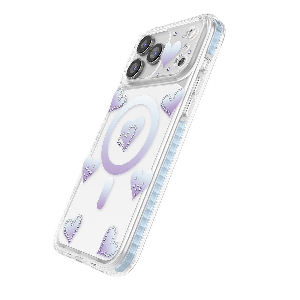 Apple iPhone 17 Pro Uyumlu Kılıf M-Safe Şarj Özellikli Zore Paris Elvo Sert PC Kapak - 1