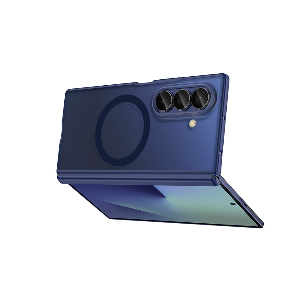 Samsung Galaxy Z Fold 7 Uyumlu Kılıf M-safe Şarj Özellikli Arkası Mat Sert PC Wlons Vena Kapak - 3