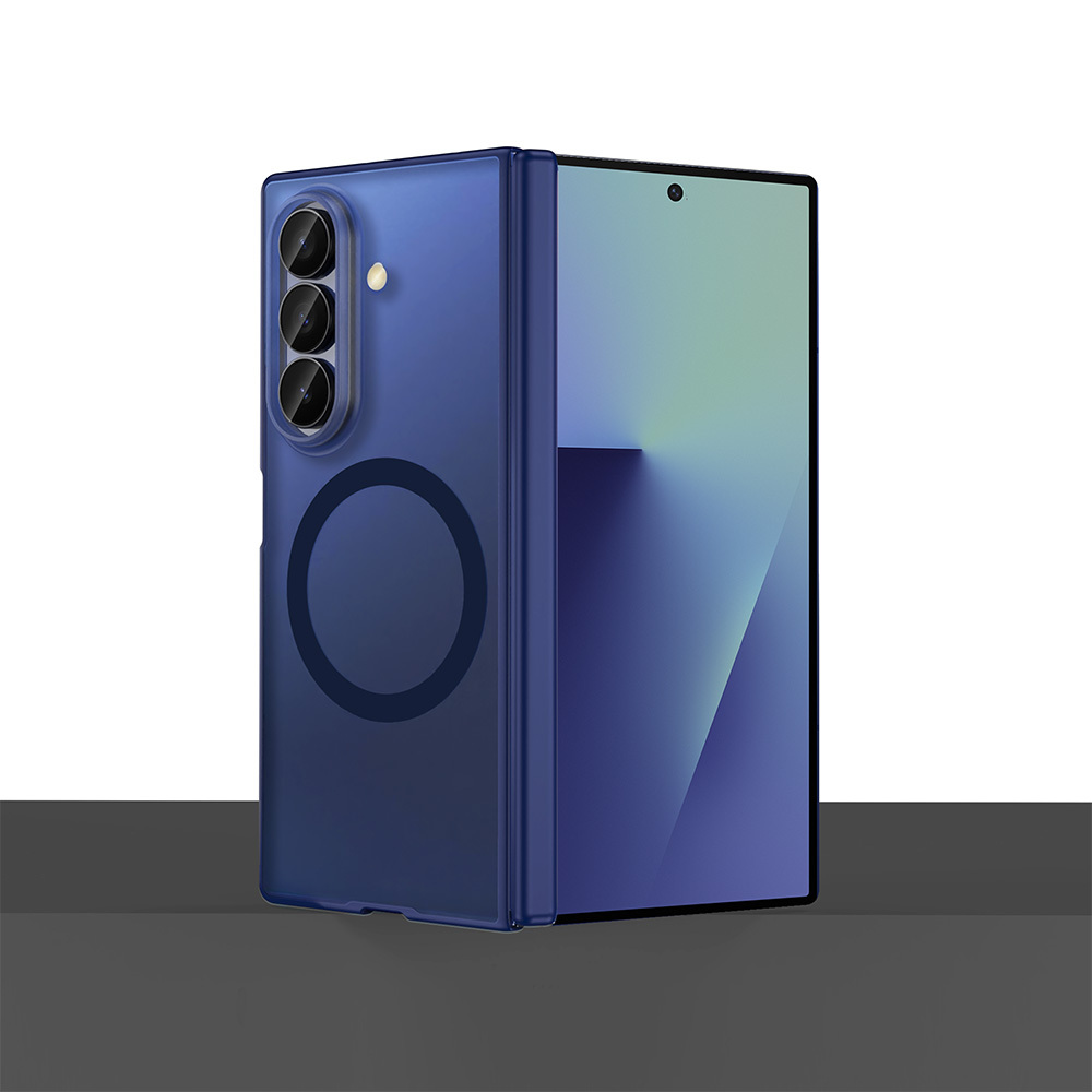 Samsung Galaxy Z Fold 7 Uyumlu Kılıf M-safe Şarj Özellikli Arkası Mat Sert PC Wlons Vena Kapak - 5