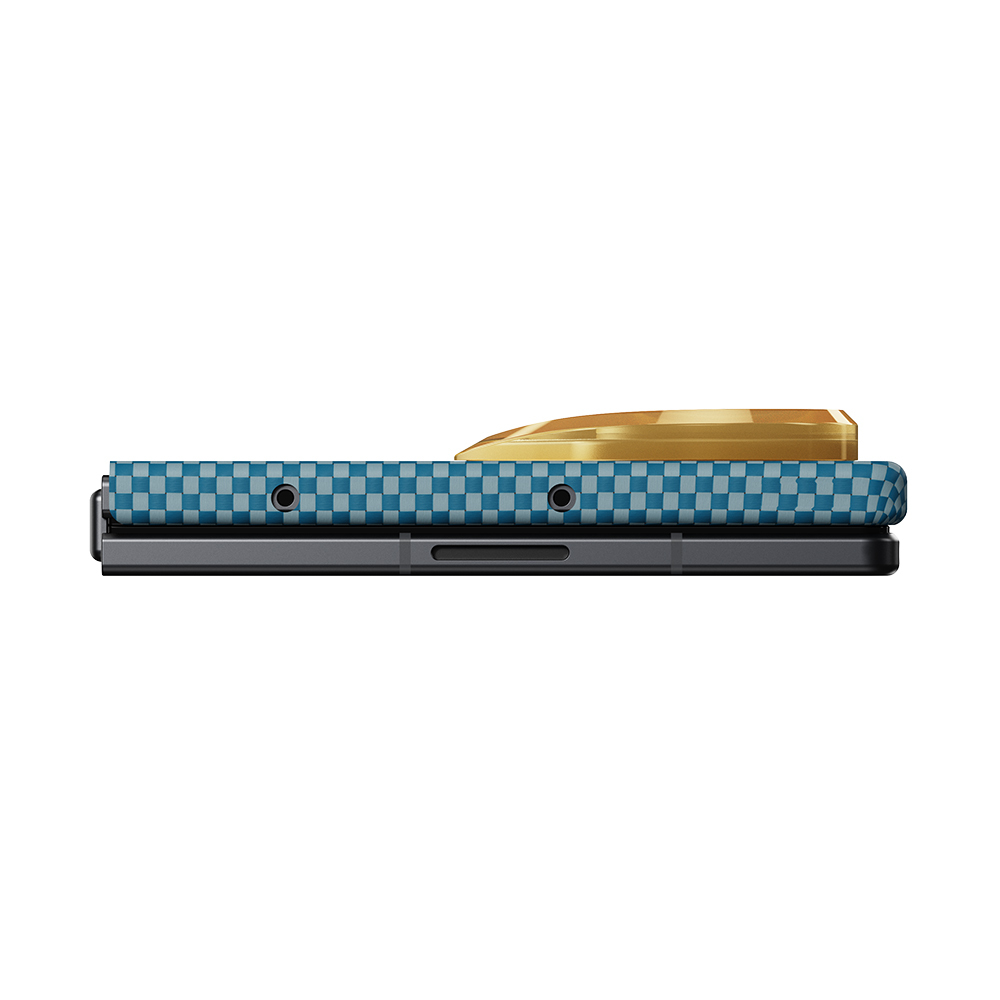 Galaxy Z Fold 8 Ultra Kılıf M-safe Şarj Özellikli Aramid Karbon Fiber Pitaka Sunset 2.0 California Dream Serisi Kapak - 4