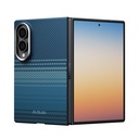 Galaxy Z Fold 8 Kılıf M-safe Şarj Özellikli Aramid Karbon Fiber Pitaka Tactile Woven Sunset-Moonrise Serisi Kapak - 1