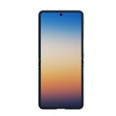 Samsung Galaxy Z Flip Uyumlu 8 Kılıf M-safe Şarj Özellikli Aramid Karbon Fiber Pitaka Tactile Woven Sunset-Moonrise Serisi Kapak - 7