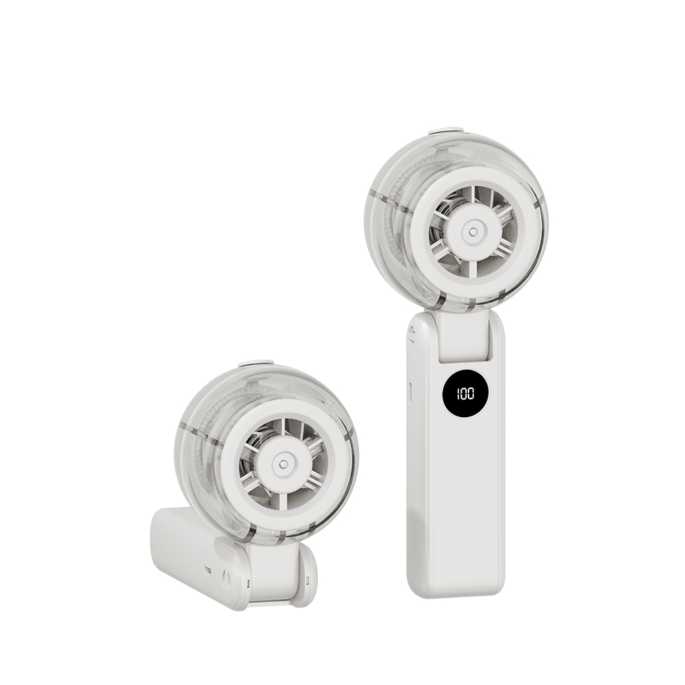 Lapas OT-F34 Dijital LED Göstergeli 4 Kademeli Portatif Soğutucu El Fanı - 2