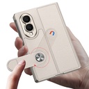 Galaxy Z Fold 8 Kılıf Karbon Fiber Tasarımlı Magnetik Tokalı Kartlıklı Zore Kıpta Zegna Kapak - 2