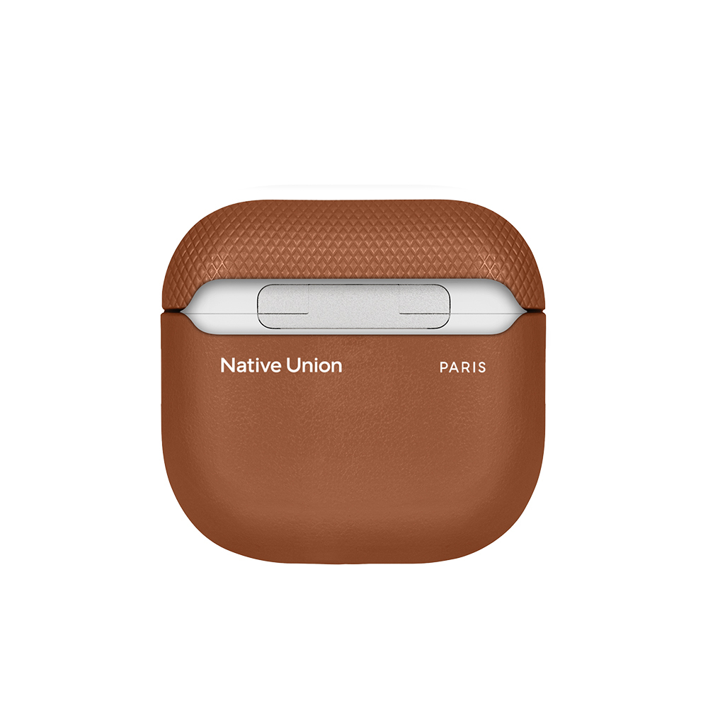 Apple AirPods 4 Kılıf Qi M-Safe Şarj Özellikli Native Union RE Classic Serisi Suni Deri Kapak - 2