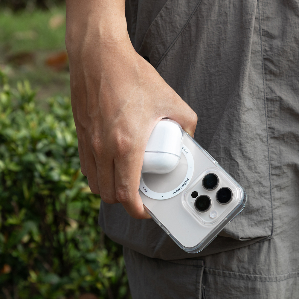 Apple AirPods 4 Kılıf Qi M-Safe Şarj Özellikli Native Union RE Clear Serisi Silikon Kapak - 6
