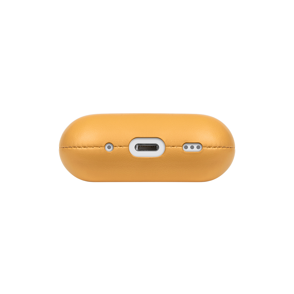 Apple AirPods Pro 2 Kılıf Qi M-Safe Şarj Özellikli Native Union RE Classic Serisi Suni Deri Kapak - 3
