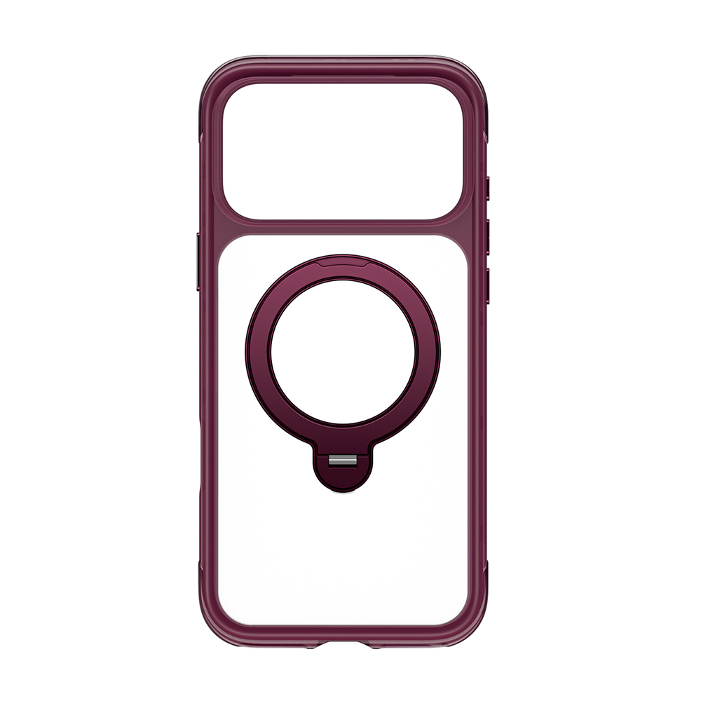 Apple iPhone 17 Pro Uyumlu Kılıf Wiwu AG-203 AeroGuard Ultra Serisi M-safe Şarj Özellikli Airbag Tasarımlı Standlı Kapak - 4