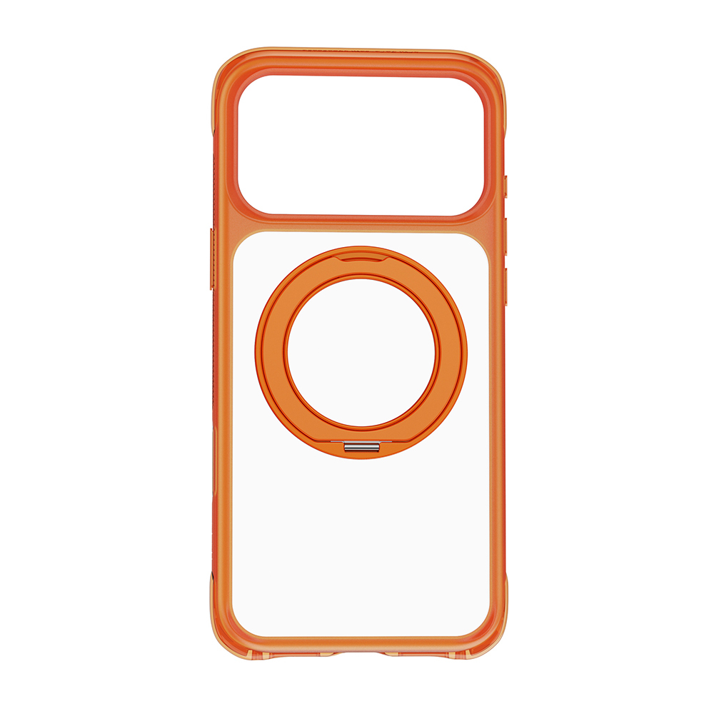 Apple iPhone 17 Pro Uyumlu Kılıf Wiwu AG-203 AeroGuard Ultra Serisi M-safe Şarj Özellikli Airbag Tasarımlı Standlı Kapak - 7