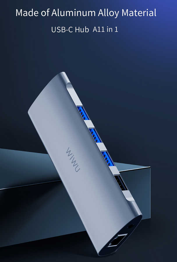 Wiwu Alpha 11 in 1 Type-C Hub - 8
