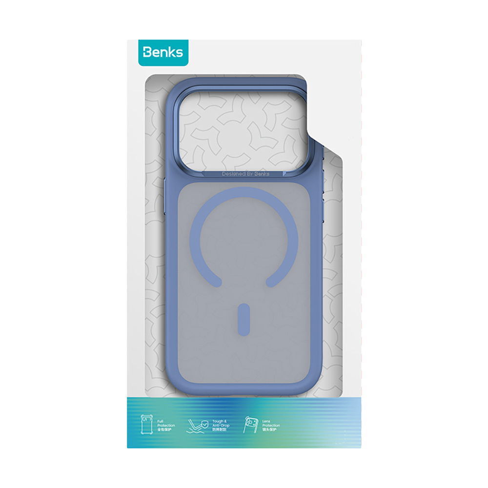 Apple iPhone 17 Pro Max Uyumlu Kılıf M-Safe Şarj Özellikli Benks Mist C-Magnet Yeni Seri Kapak - 2